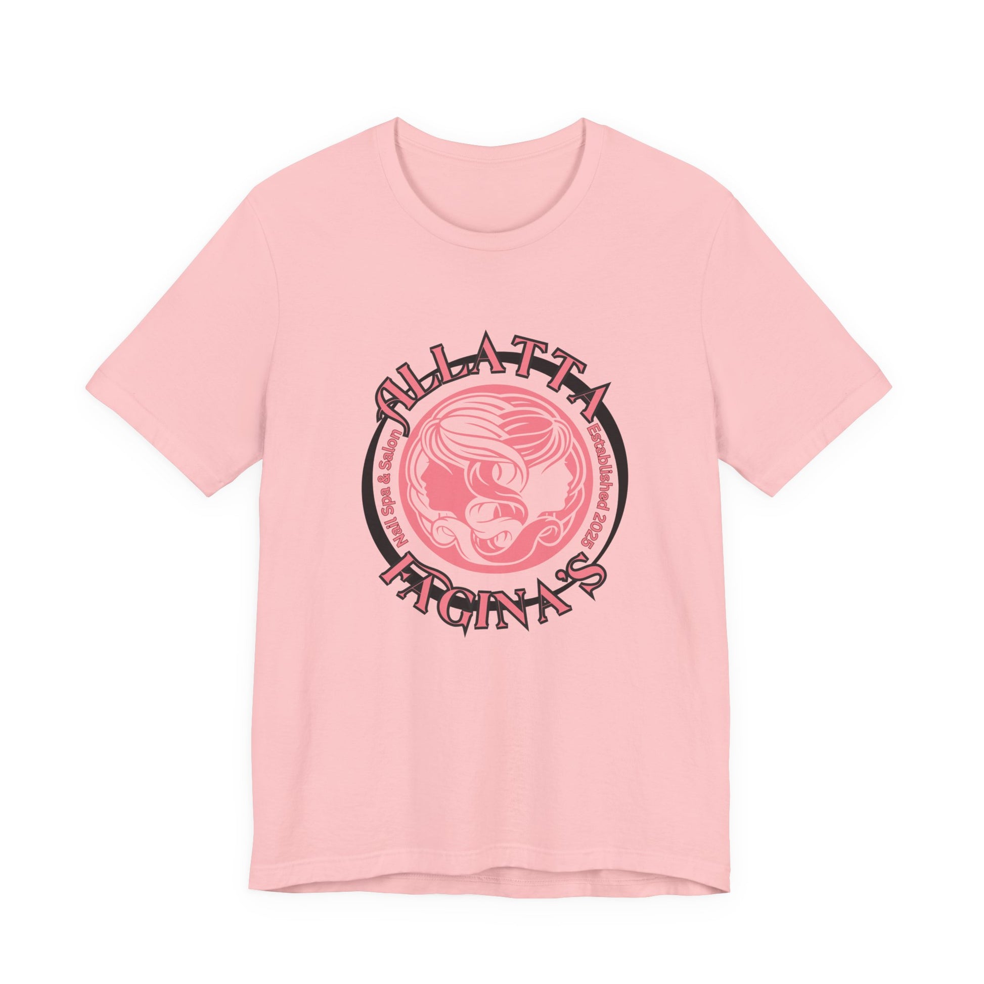 Allatta Fagina’s Nail Spa & Salon - Graphic T-Shirt Joke Tee Funny T Shirt Bella Canvas 3001