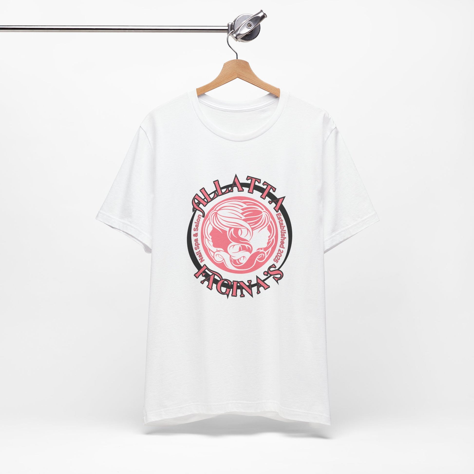 Allatta Fagina’s Nail Spa & Salon - Graphic T-Shirt Joke Tee Funny T Shirt Bella Canvas 3001
