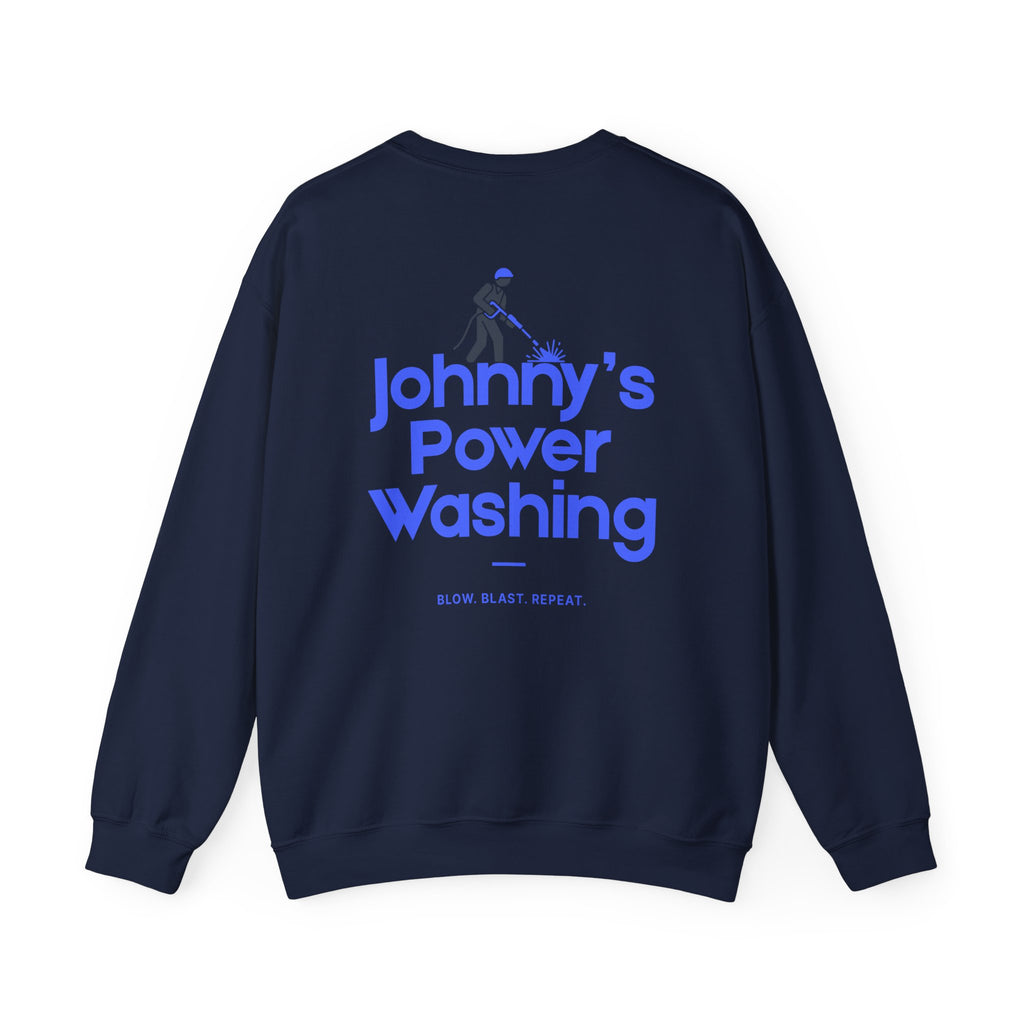 Johnny’s Power Washing Funny Staff Pull Over Sweatshirt