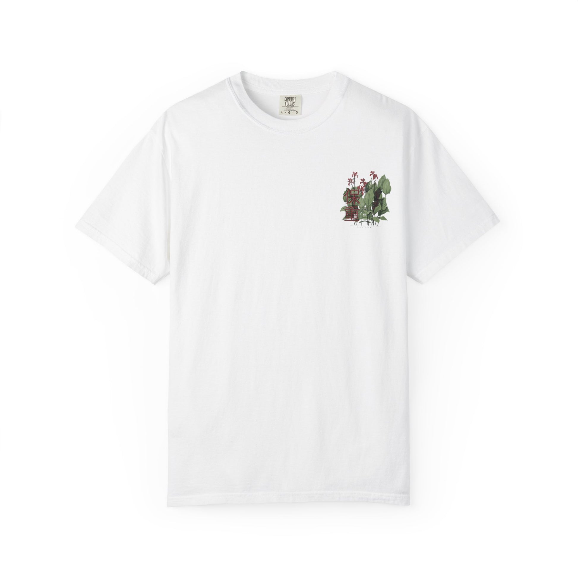 Peace Over People Comfort Colors T-Shirt - Take Care Floral Collection