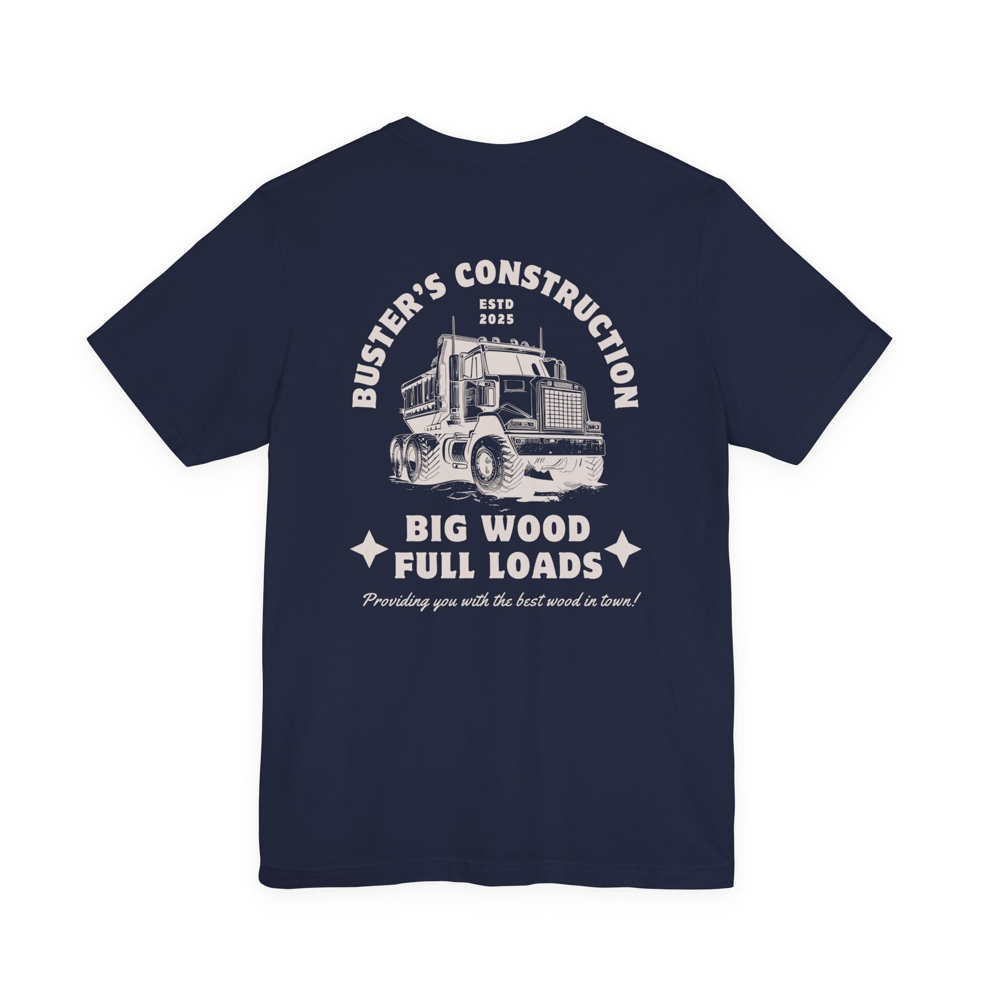 Buster's Construction Funny Staff T Shirt