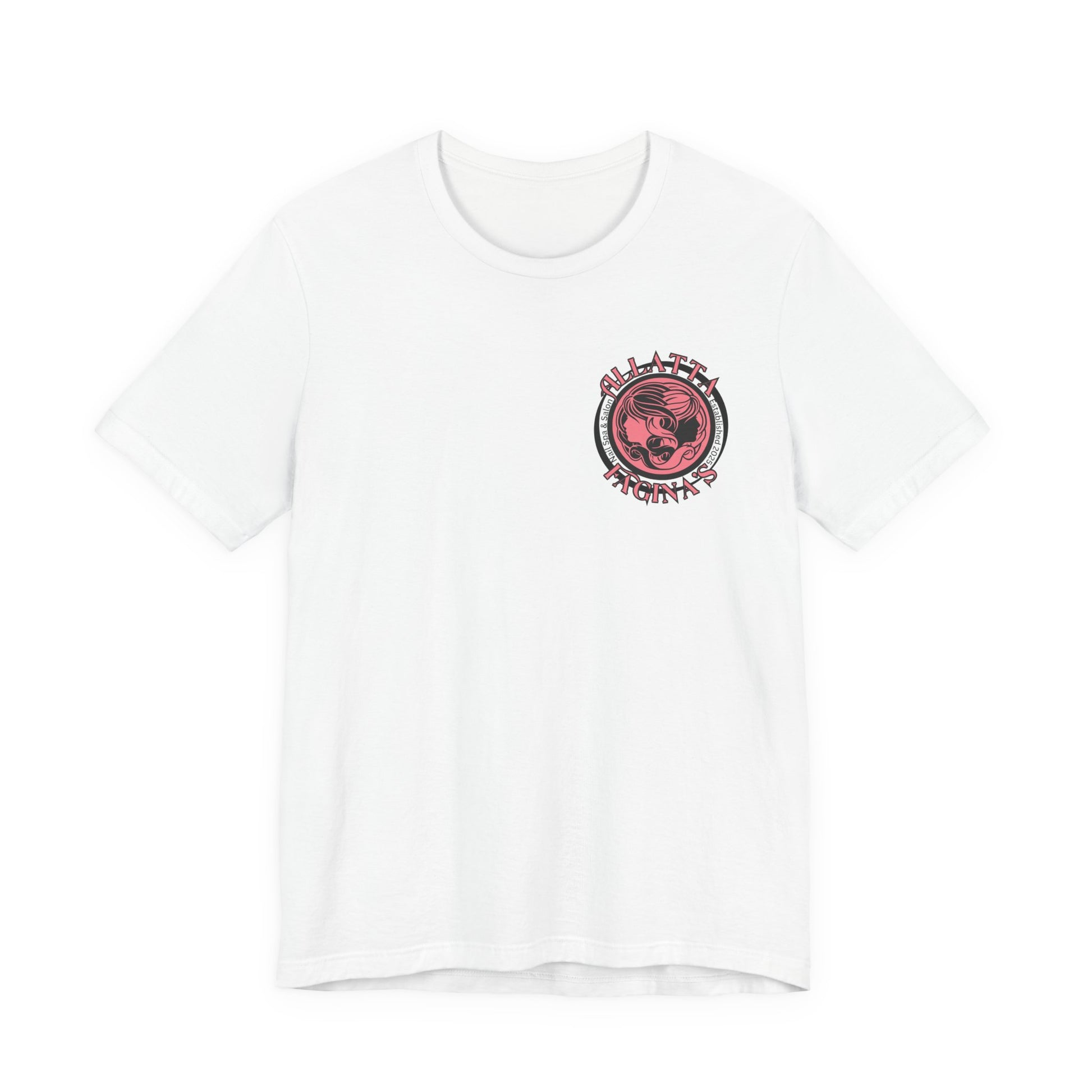 Allatta Fagina’s Nail Spa & Salon - Graphic T-Shirt Joke Tee Funny T Shirt Bella Canvas 3001