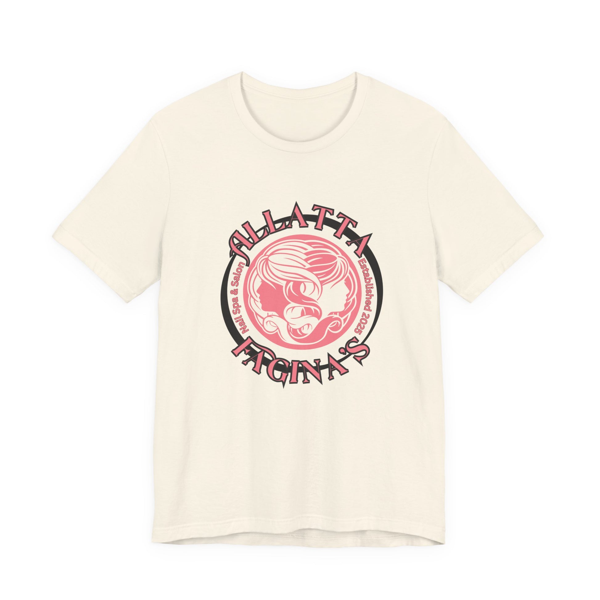 Allatta Fagina’s Nail Spa & Salon - Graphic T-Shirt Joke Tee Funny T Shirt Bella Canvas 3001