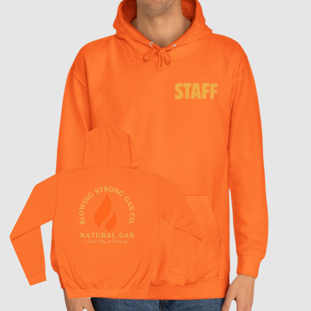 Blowing Strong Gas Company Funny Staff Hoodie