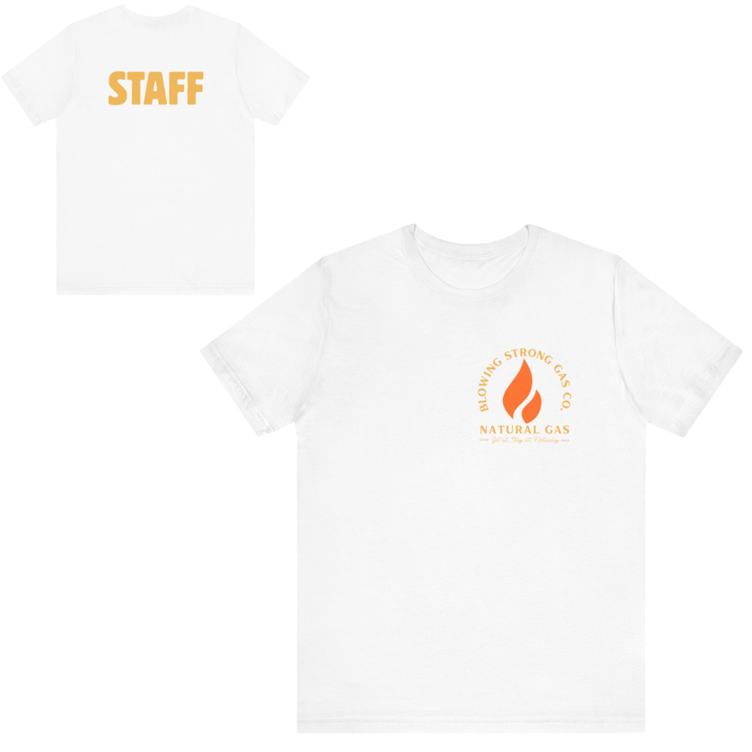 Blowing Strong Gas Company Funny Staff T Shirt