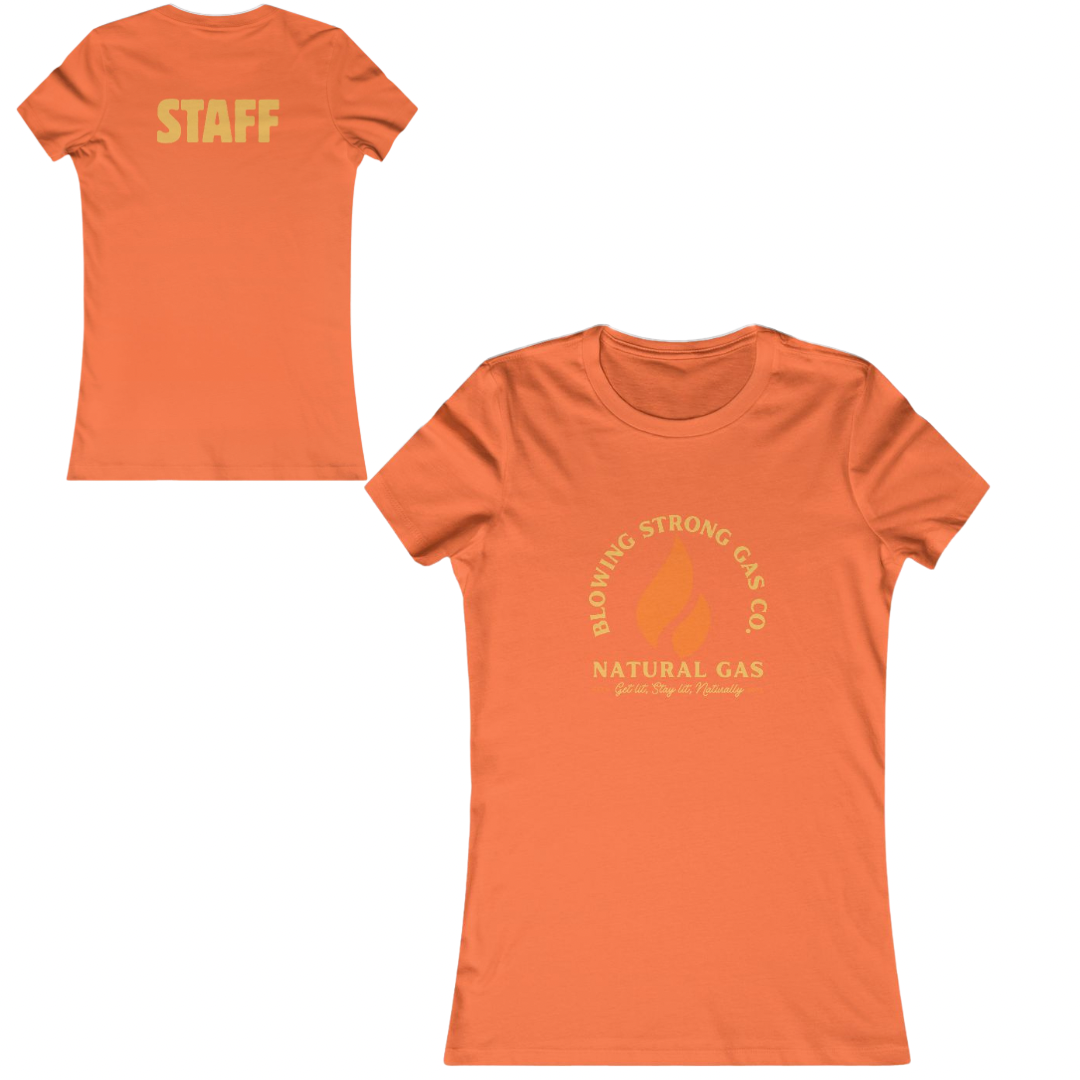 Blowing Strong Gas Company Funny Staff T Shirt