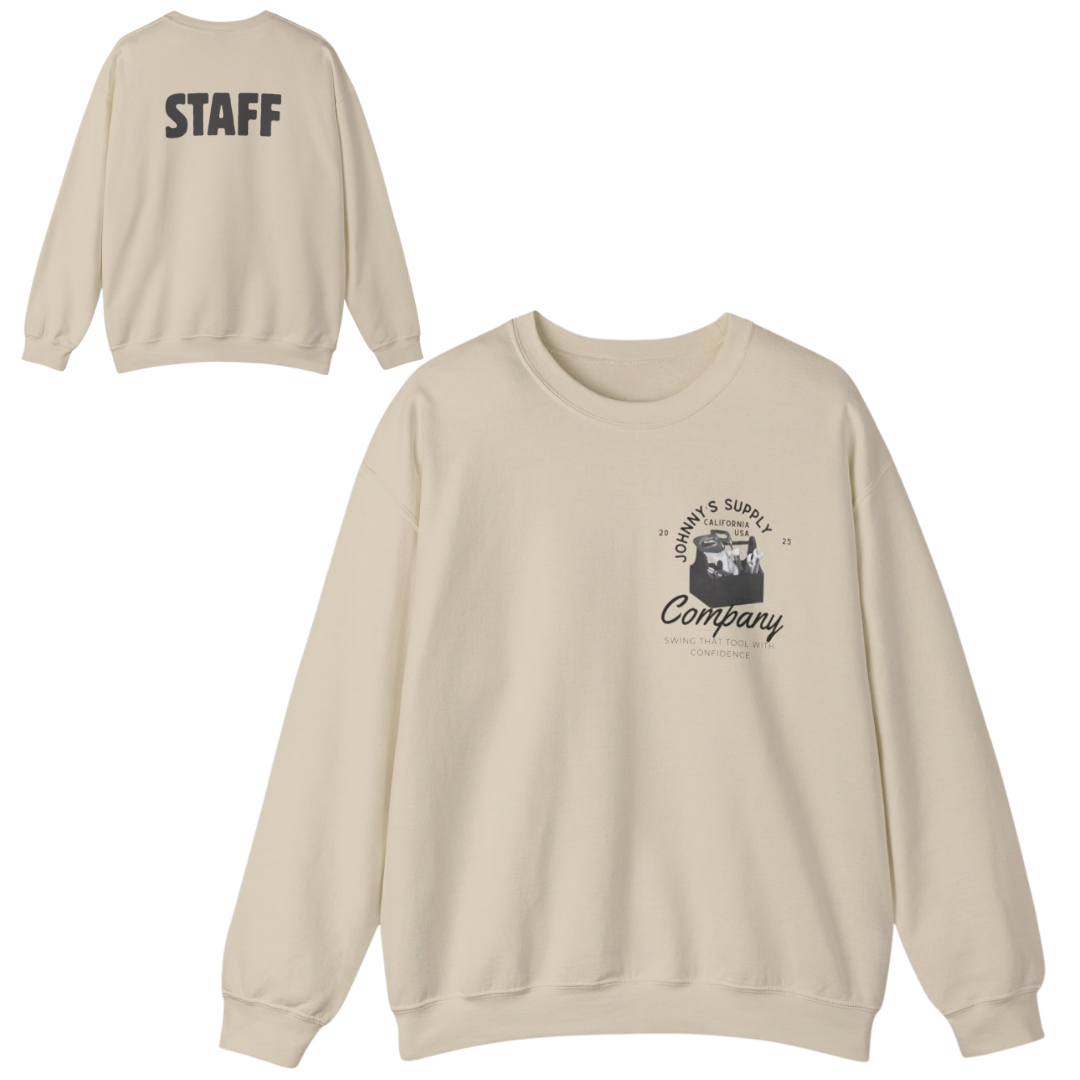 Johnny’s Supply Company Funny Staff Sweatshirt
