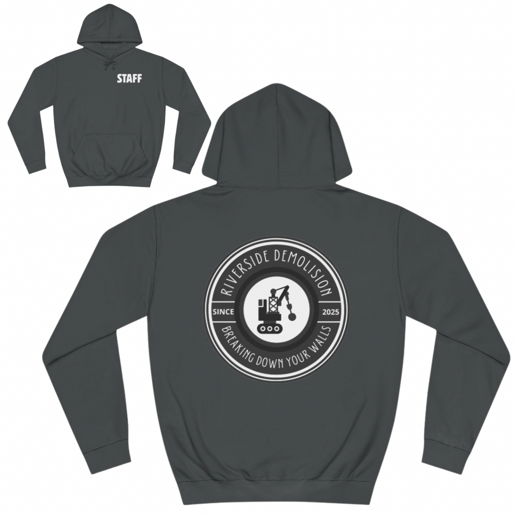 Riverside Demolition Funny Staff Hoodie