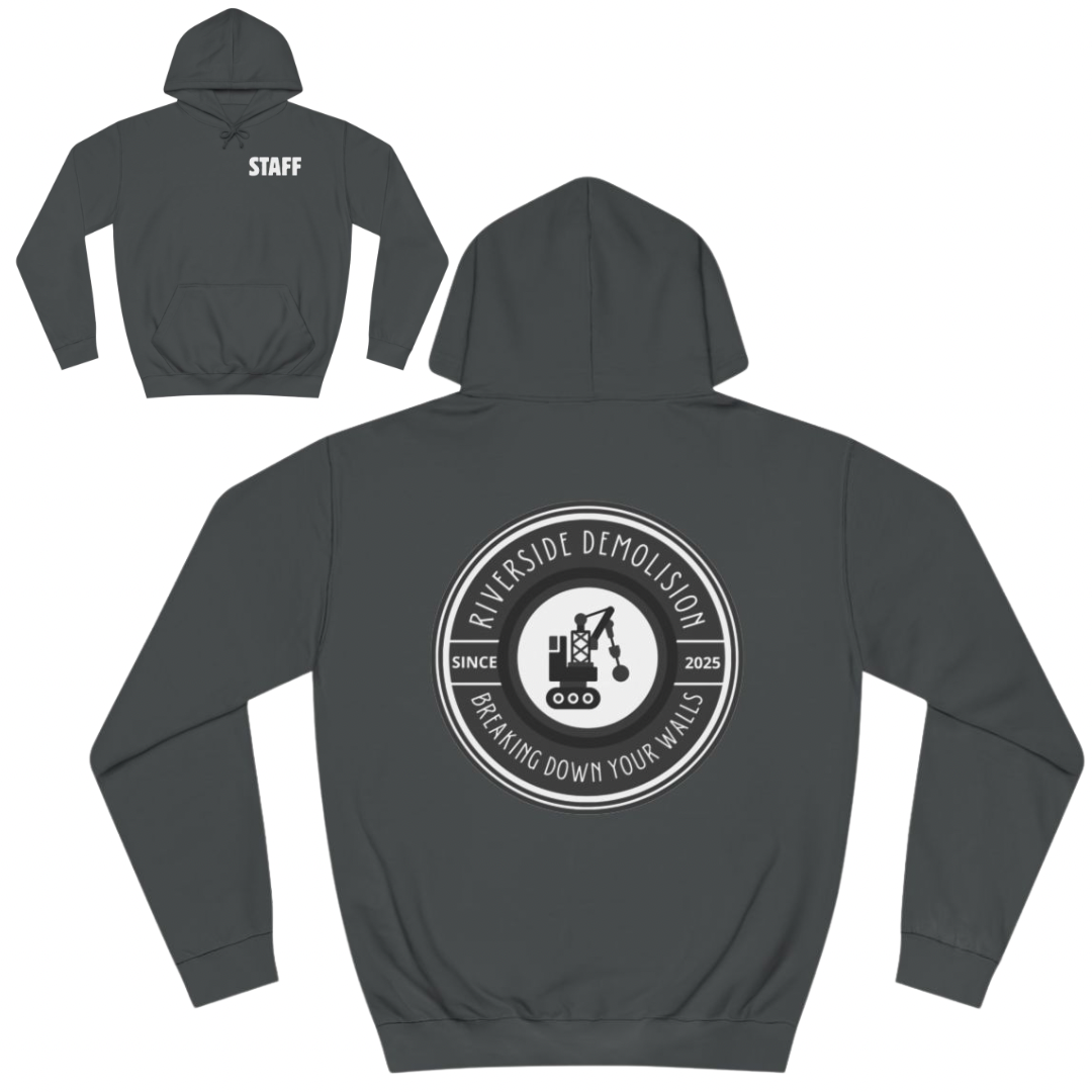 Riverside Demolition Funny Staff Hoodie